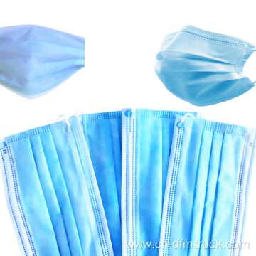 Wholesale disposable printed 3 ply surgical mask face